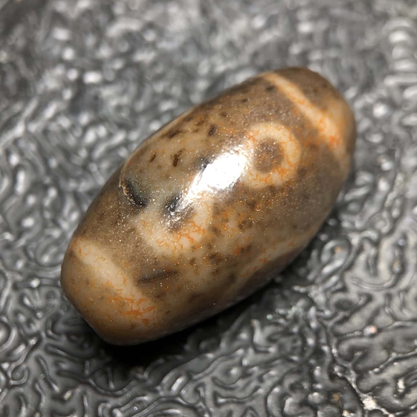 Chinese Natural Agate DZI Beads
