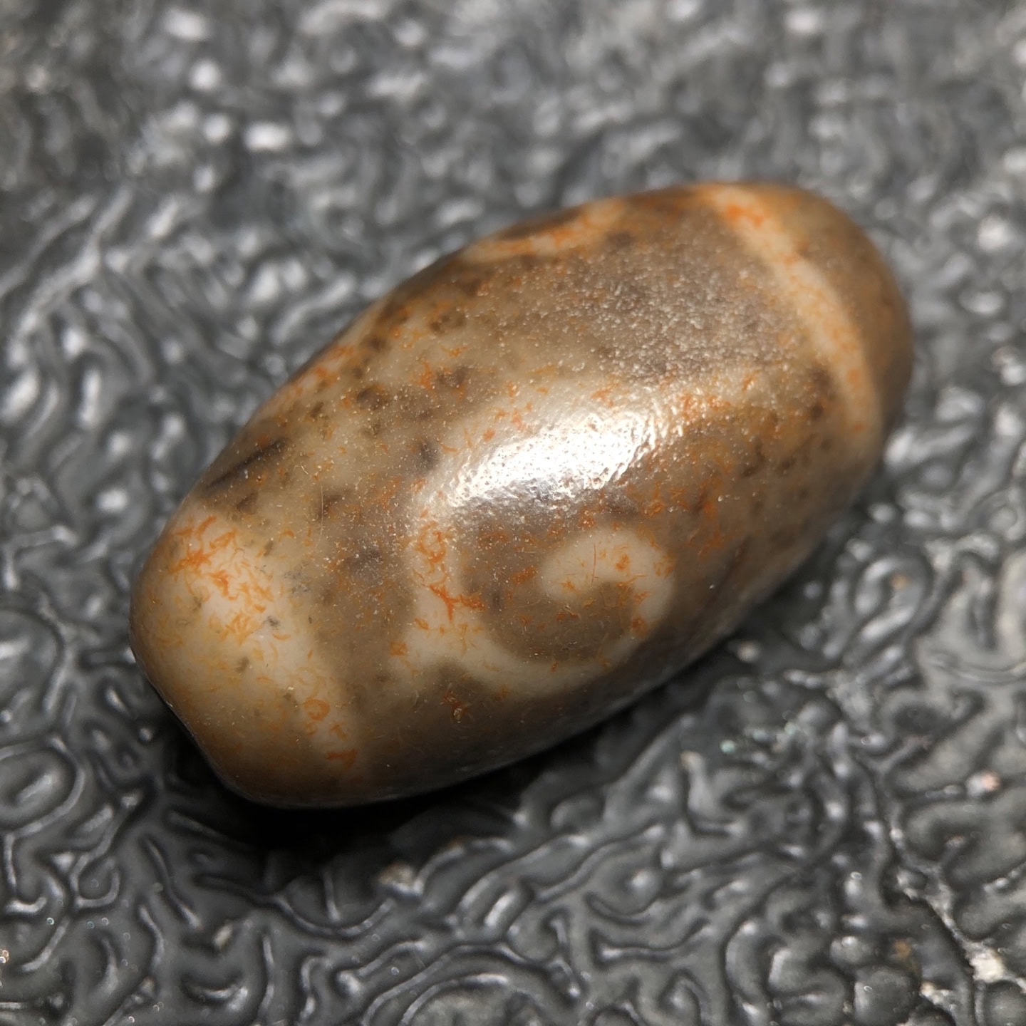 Chinese Natural Agate DZI Beads