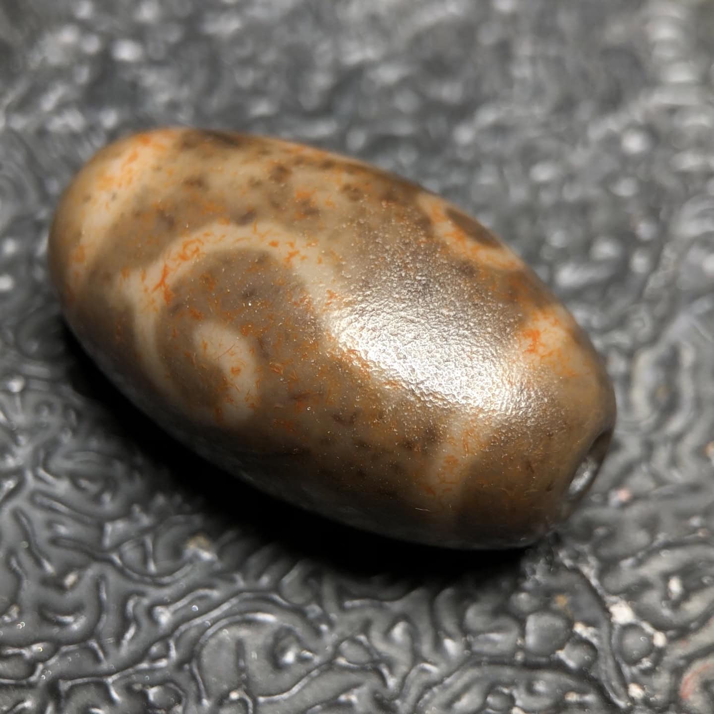 Chinese Natural Agate DZI Beads