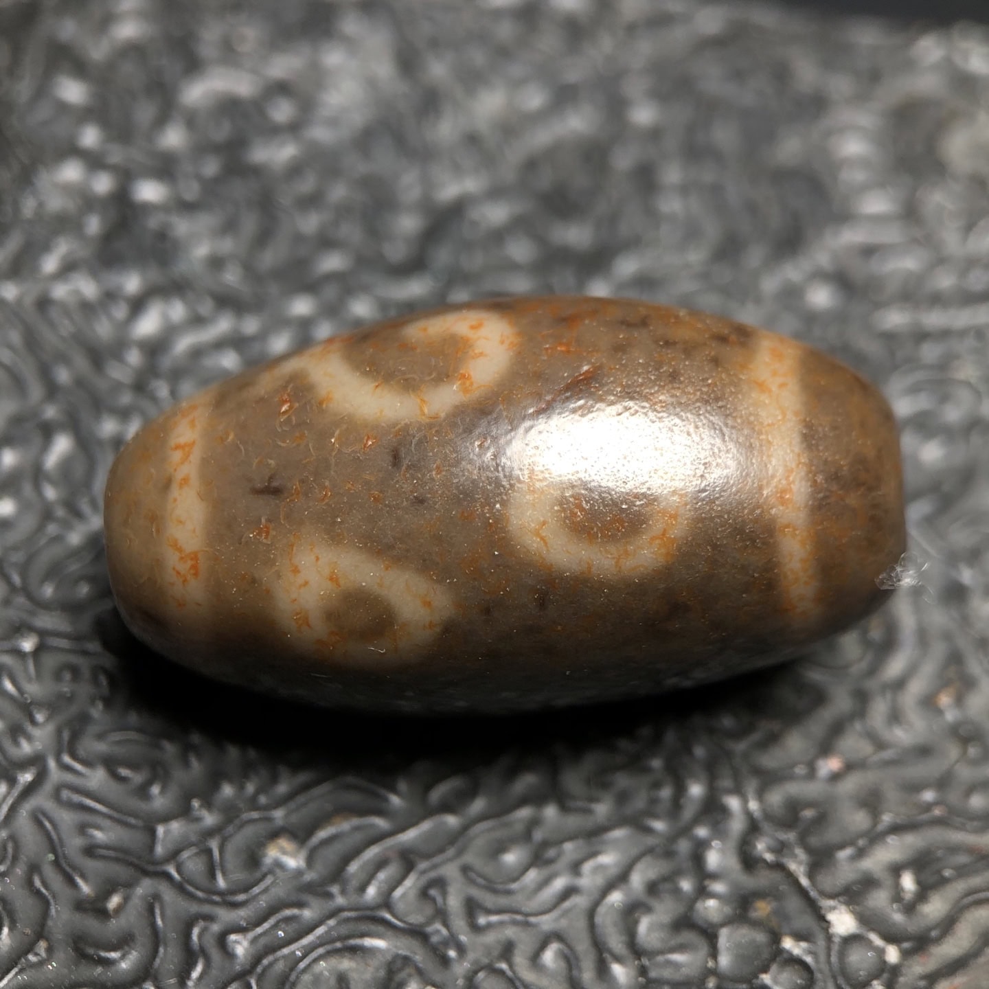 Chinese Natural Agate DZI Beads