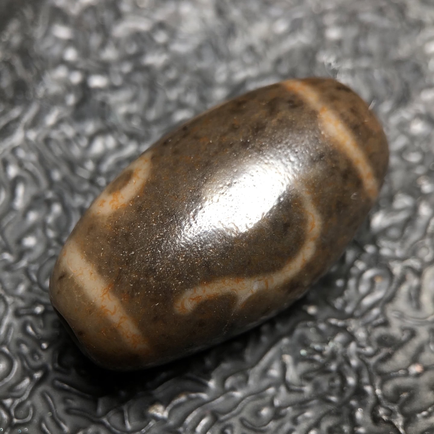 Chinese Natural Agate DZI Beads
