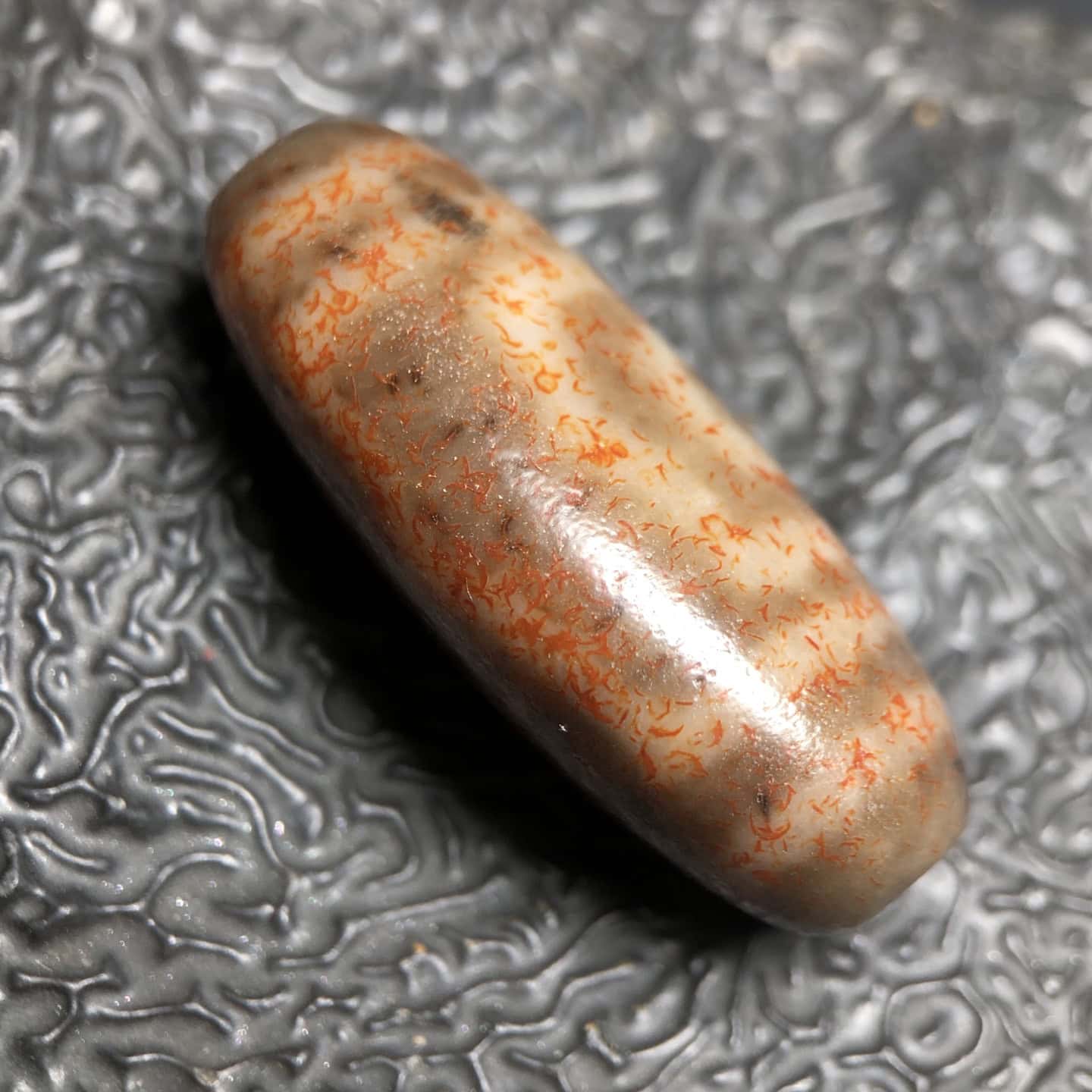 Chinese Natural Agate DZI Beads