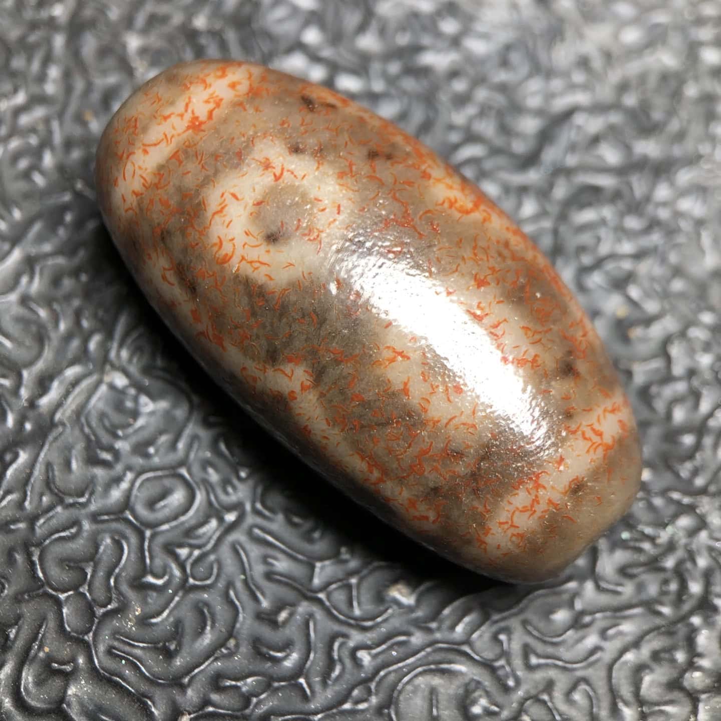 Chinese Natural Agate DZI Beads