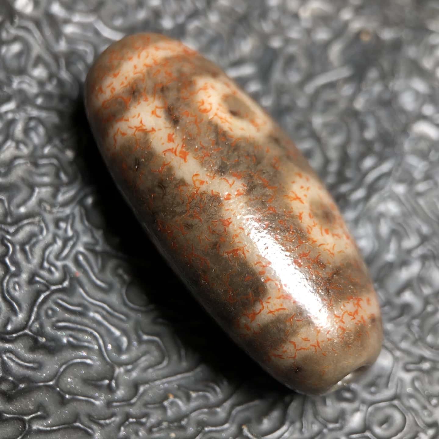 Chinese Natural Agate DZI Beads