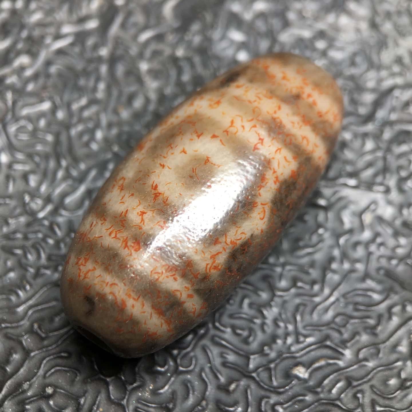 Chinese Natural Agate DZI Beads