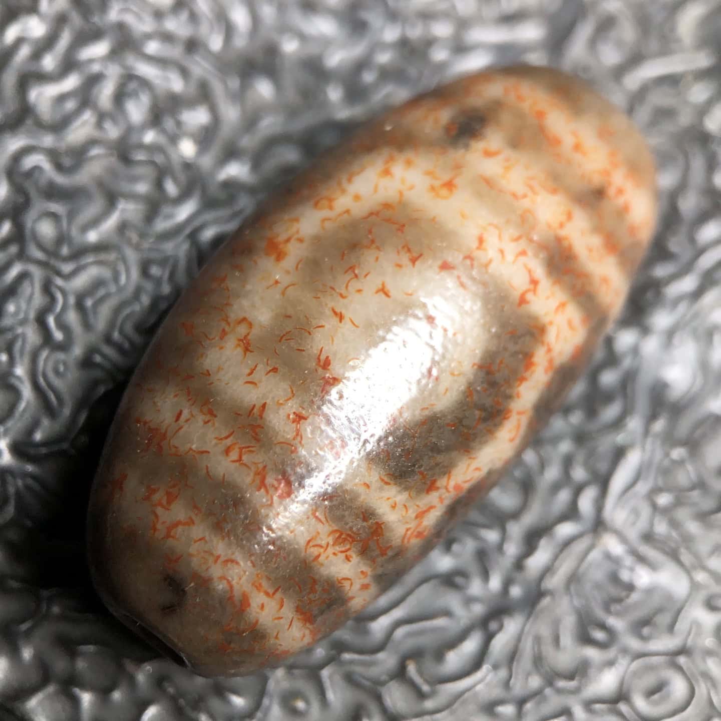 Chinese Natural Agate DZI Beads