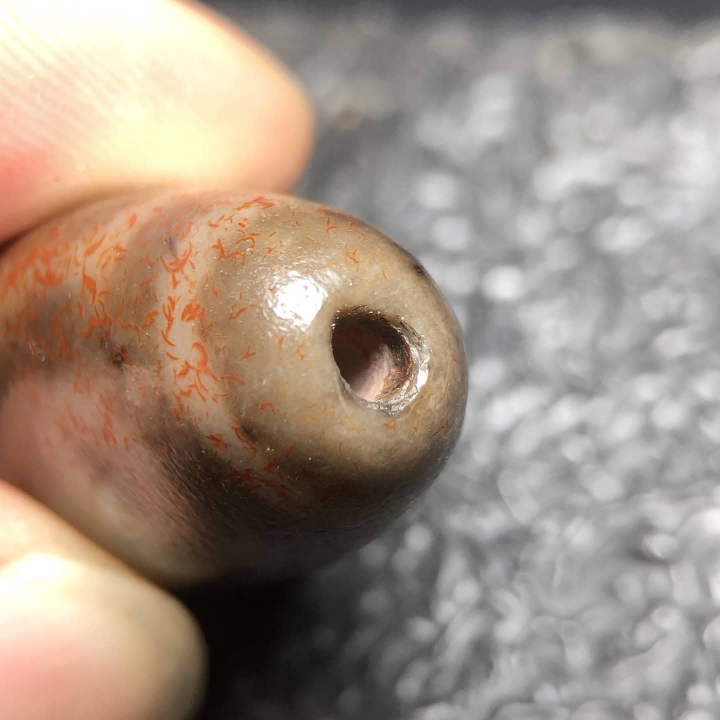 Chinese Natural Agate DZI Beads