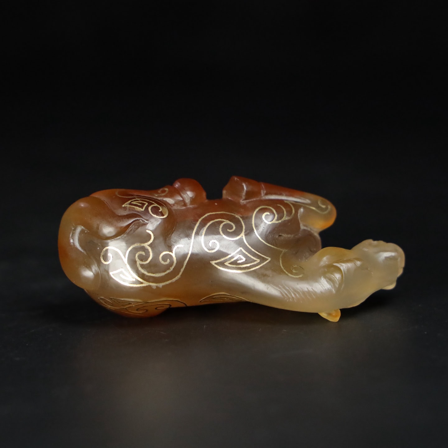 Chinese Natural Jade Carved Horse