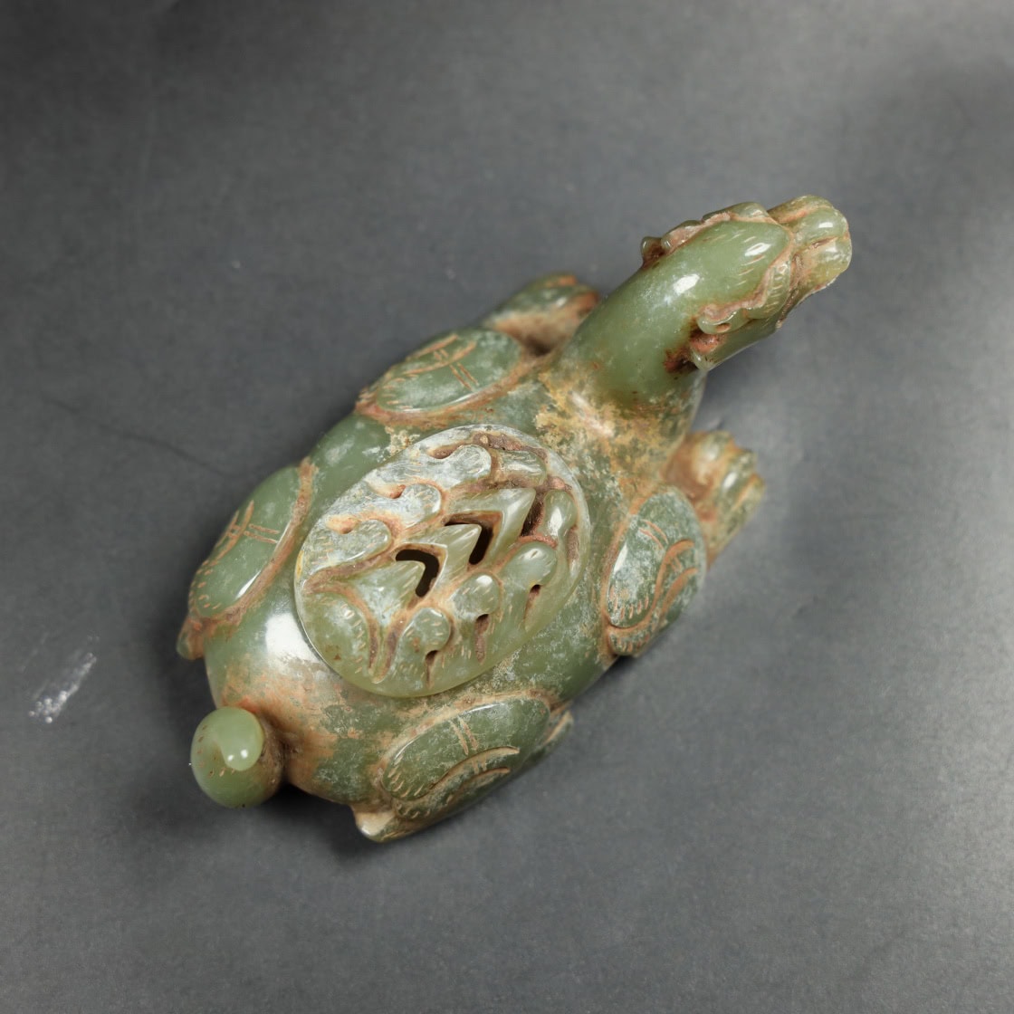 Chinese Natural Jade Carved Incense burners