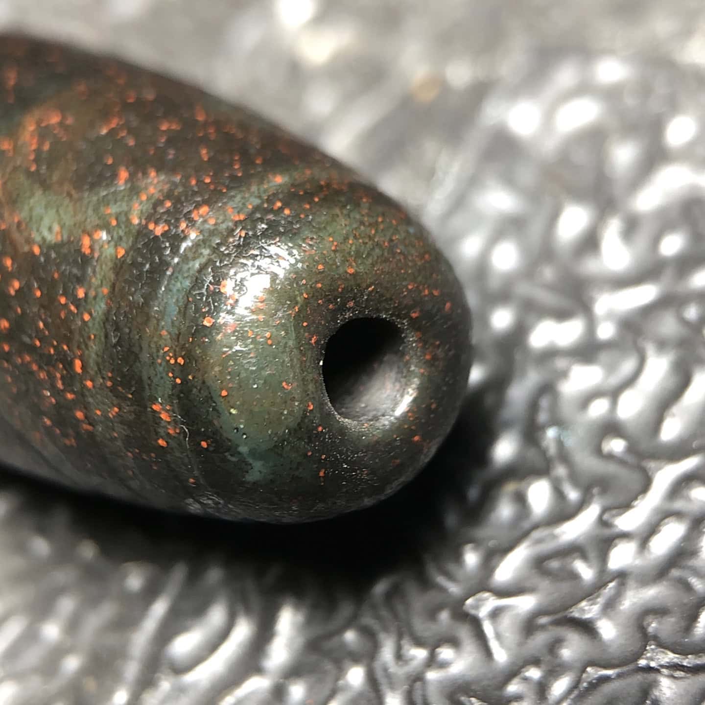 Chinese Natural Agate DZI Beads