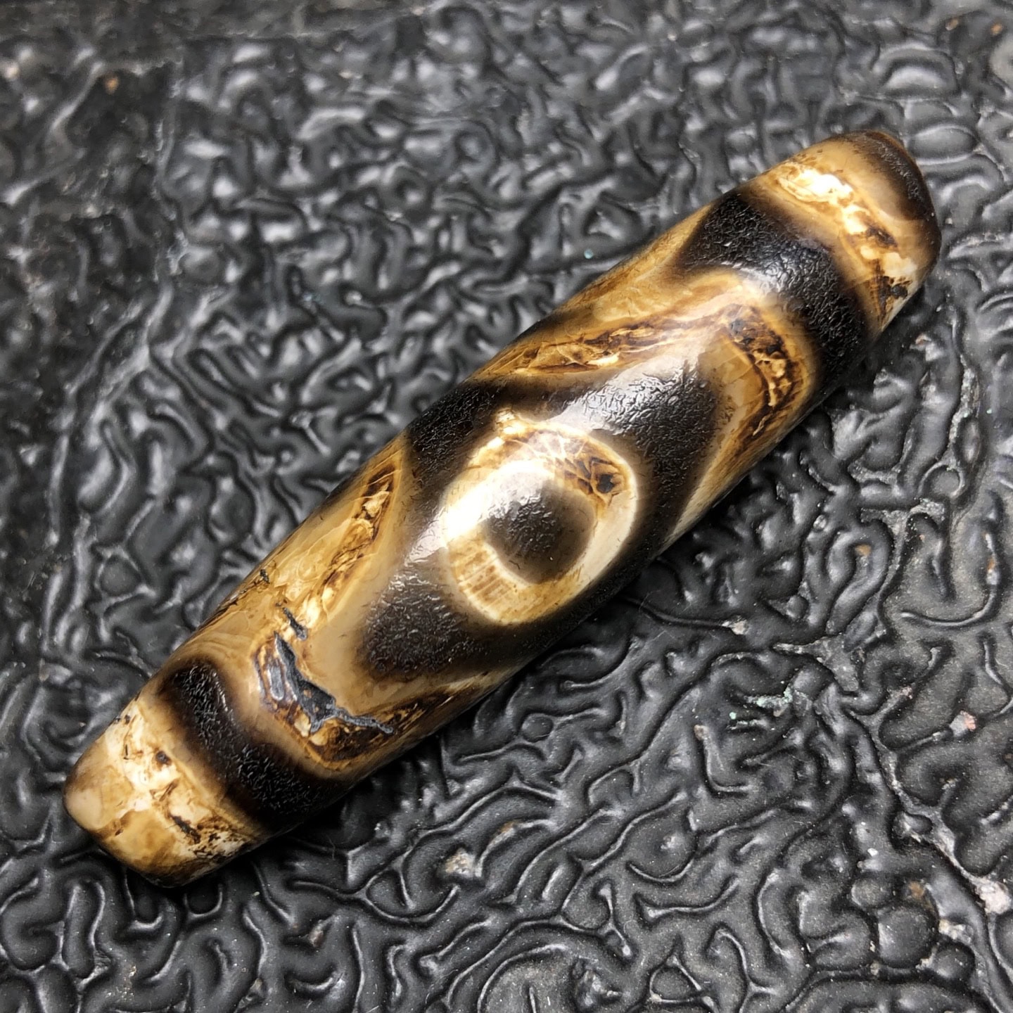 Chinese Natural Agate DZI Beads