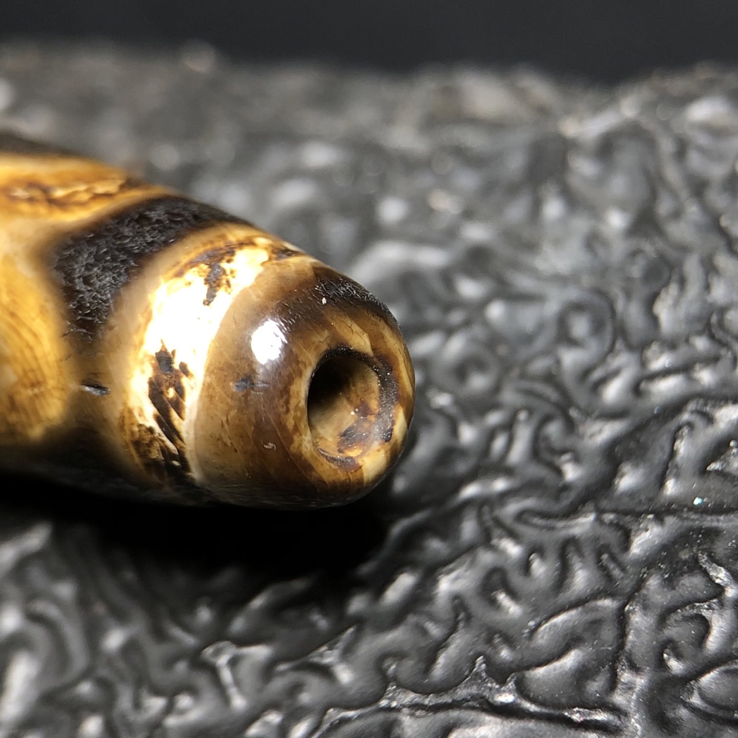 Chinese Natural Agate DZI Beads