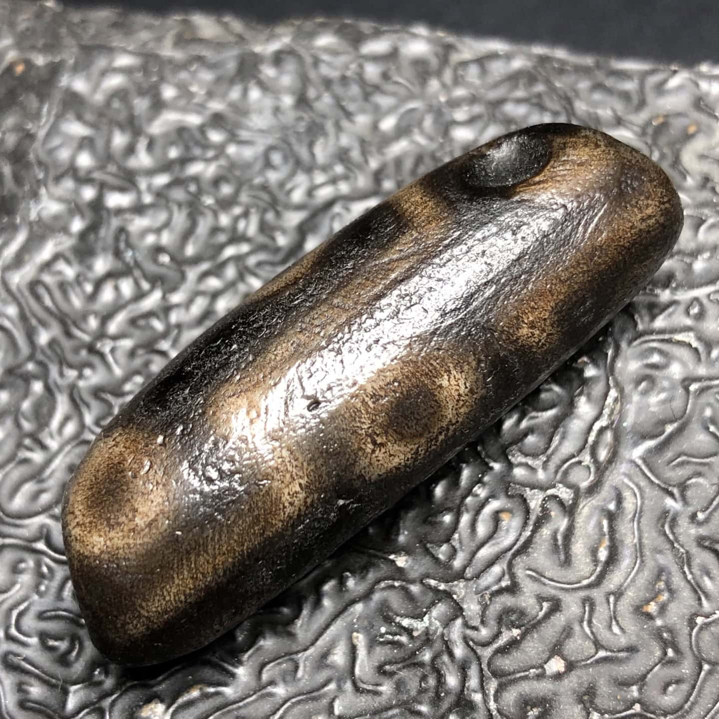 Chinese Natural Agate DZI Beads