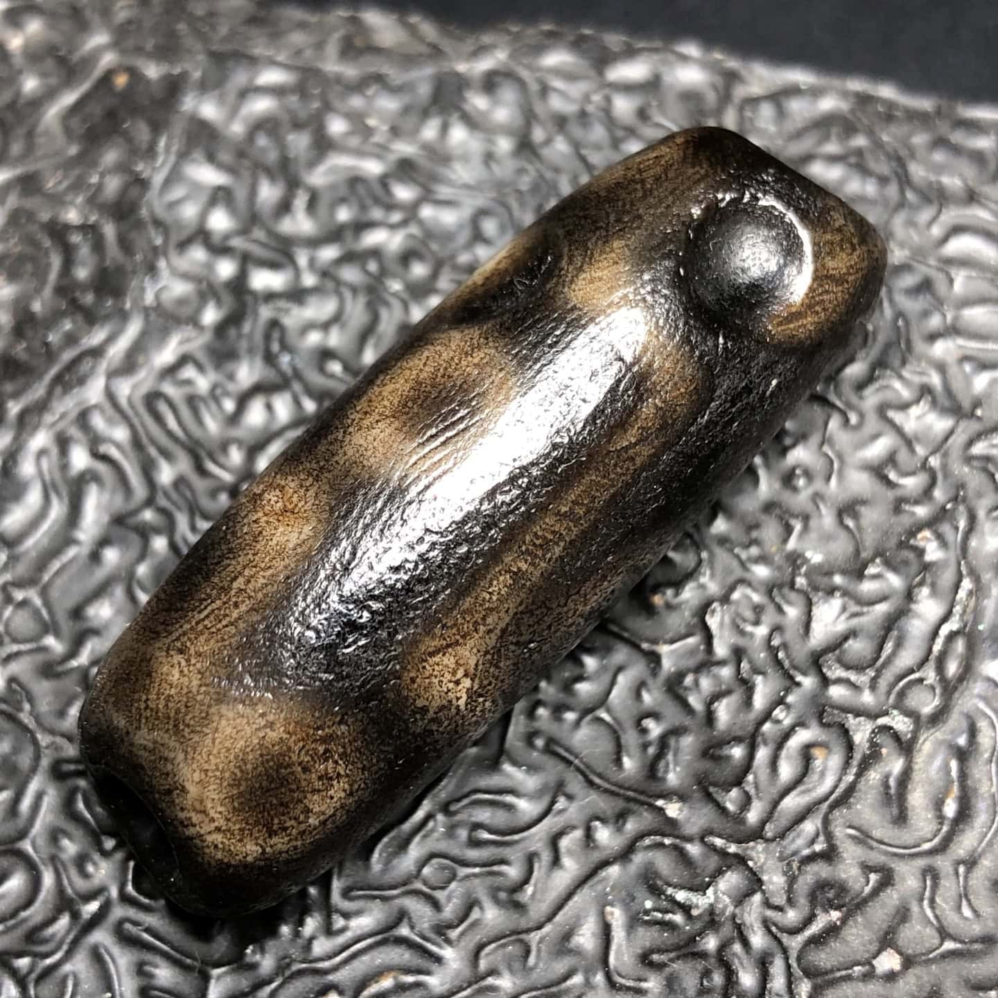 Chinese Natural Agate DZI Beads
