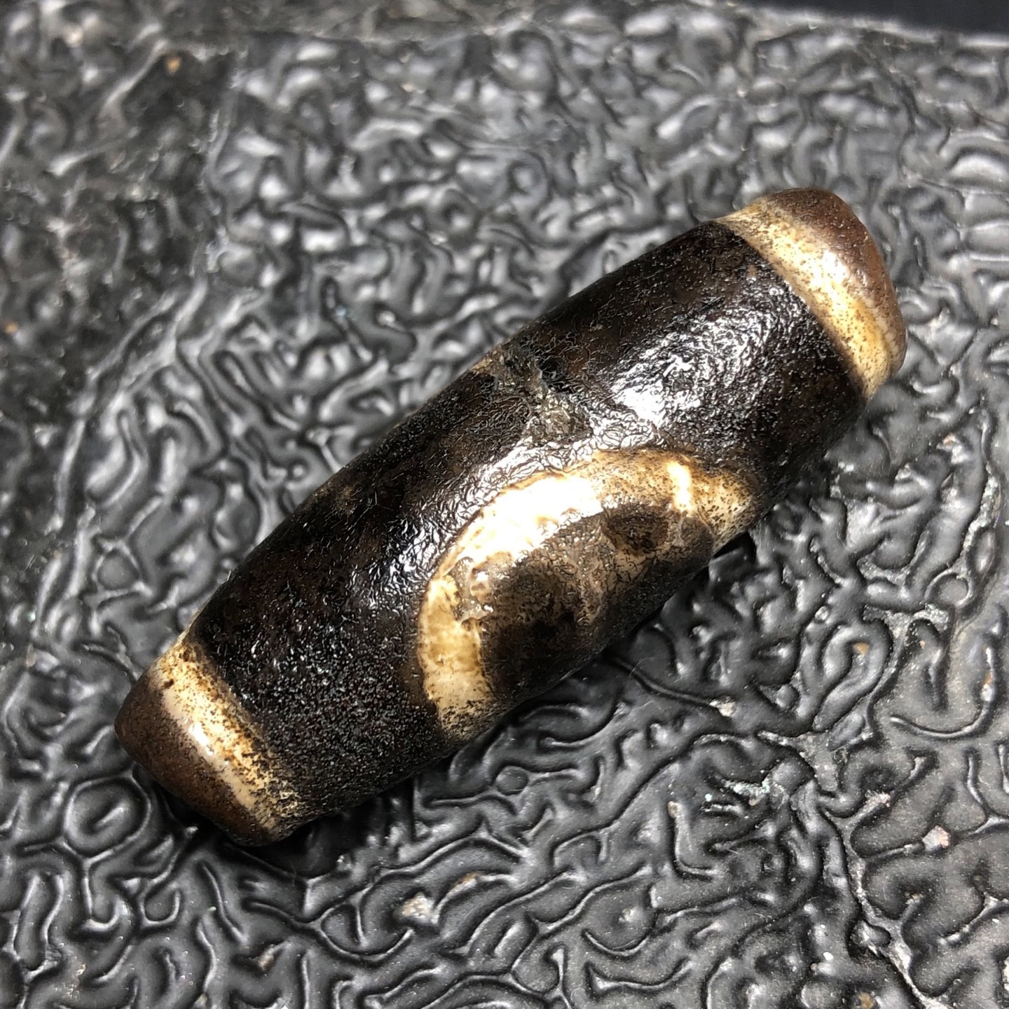 Chinese Natural Agate DZI Beads