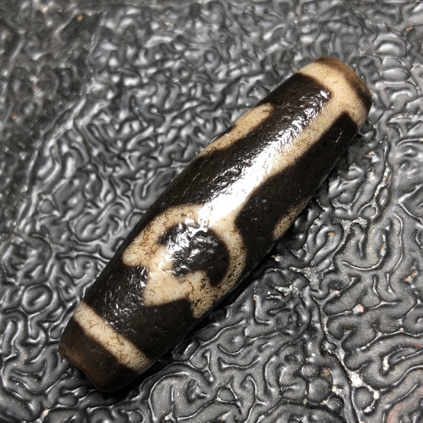 Chinese Natural Agate DZI Beads