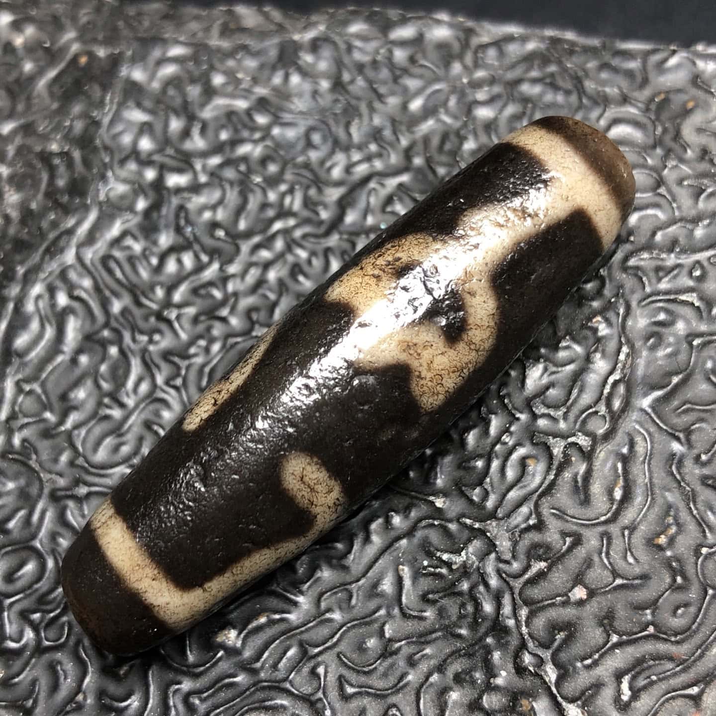 Chinese Natural Agate DZI Beads