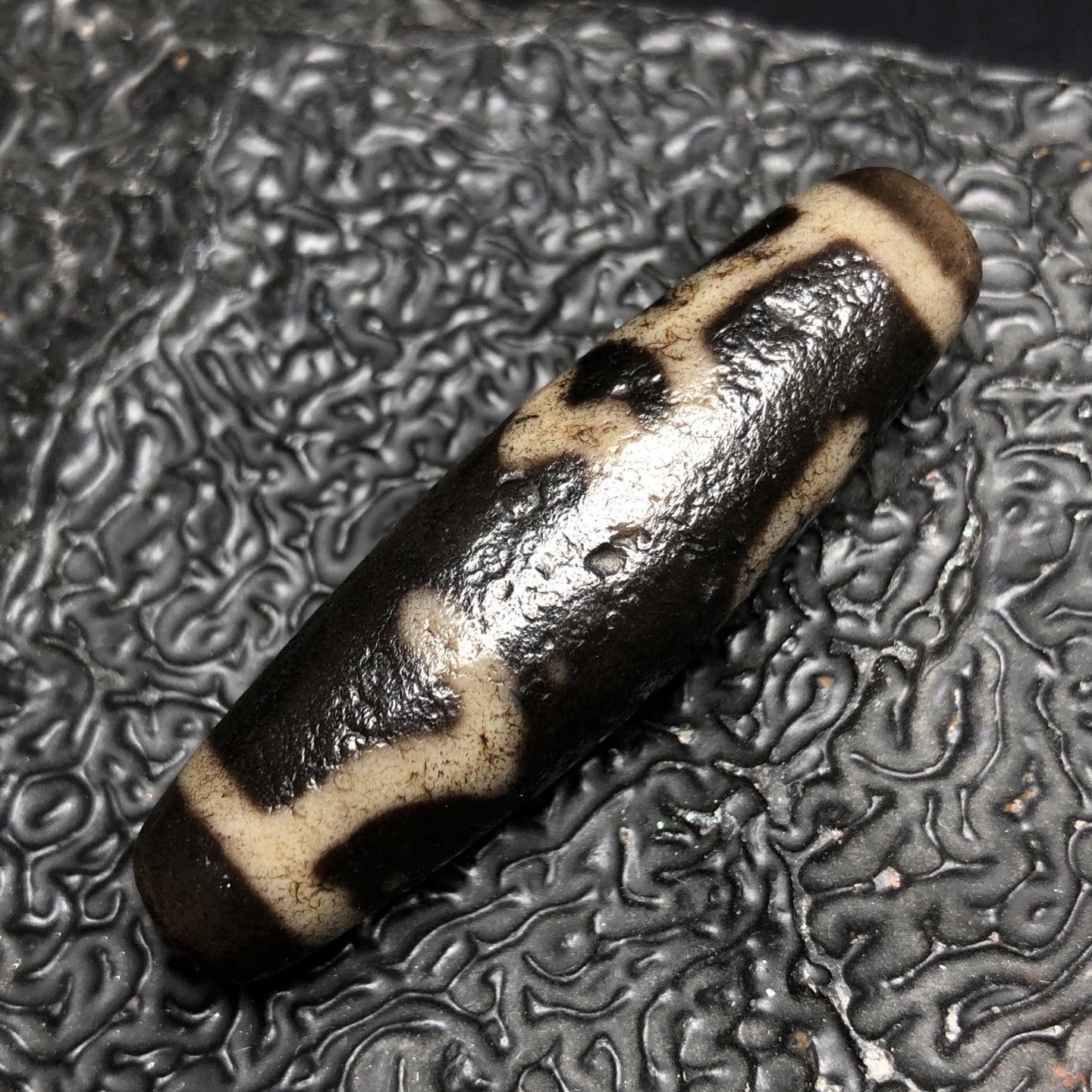 Chinese Natural Agate DZI Beads