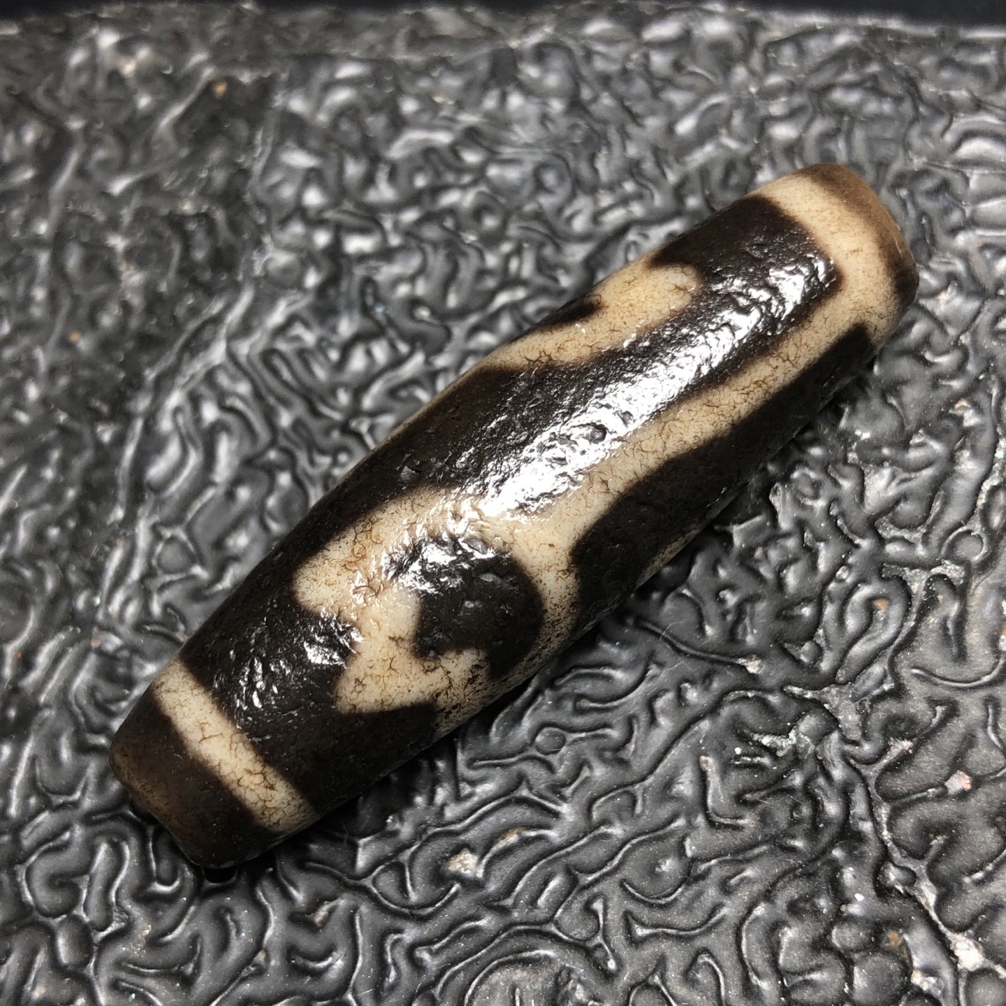 Chinese Natural Agate DZI Beads