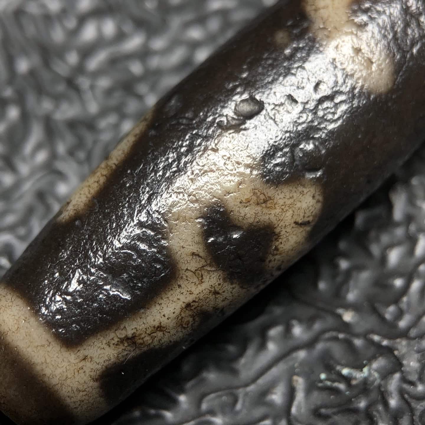 Chinese Natural Agate DZI Beads