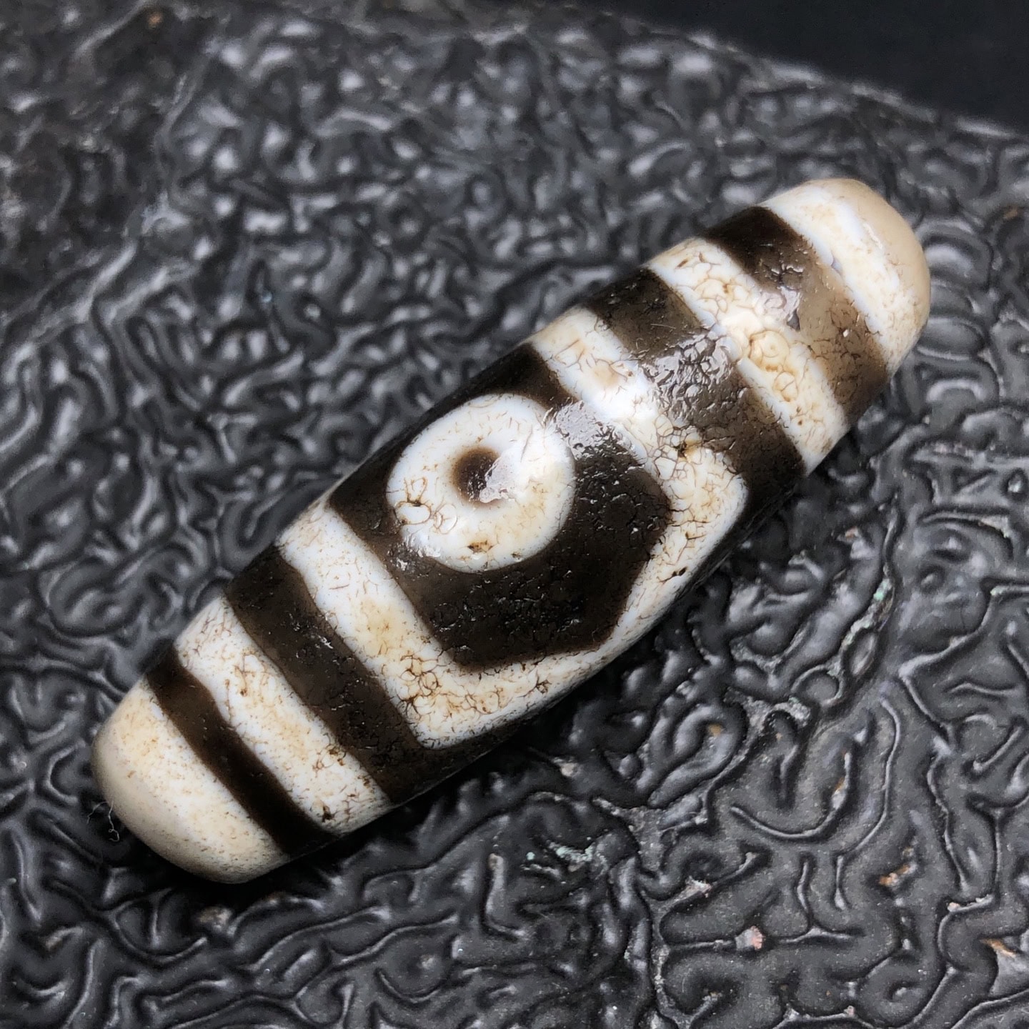 Chinese Natural Agate DZI Beads