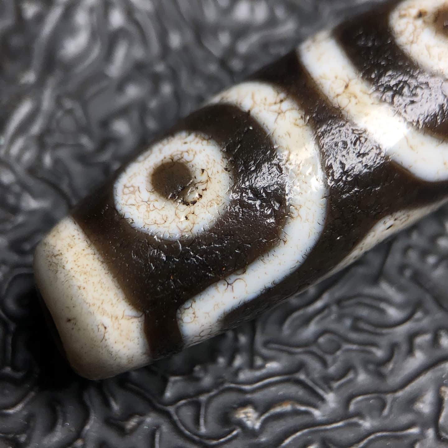 Chinese Natural Agate DZI Beads