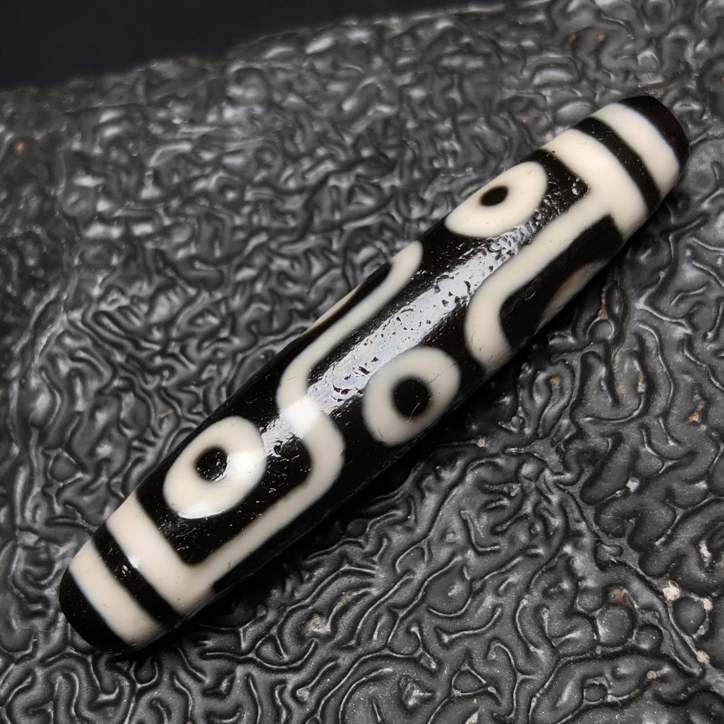 Chinese Natural Agate DZI Beads