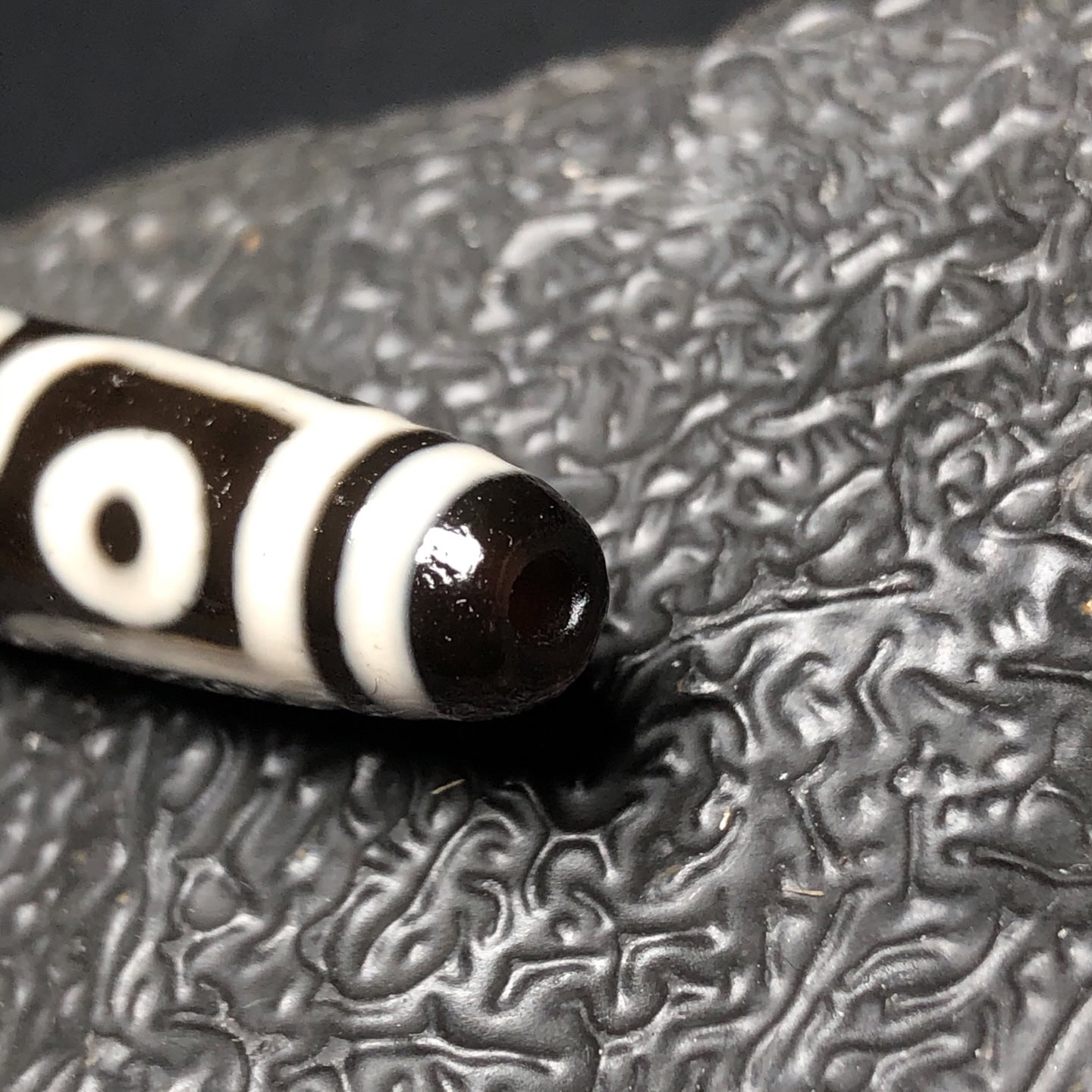 Chinese Natural Agate DZI Beads