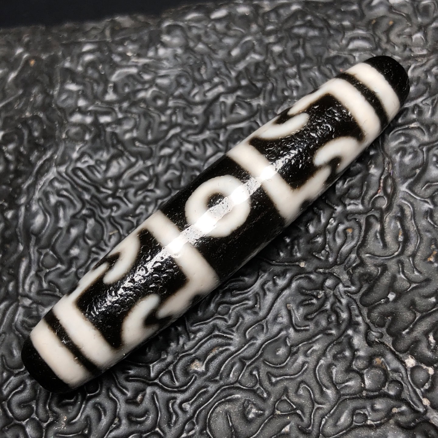Chinese Natural Agate DZI Beads