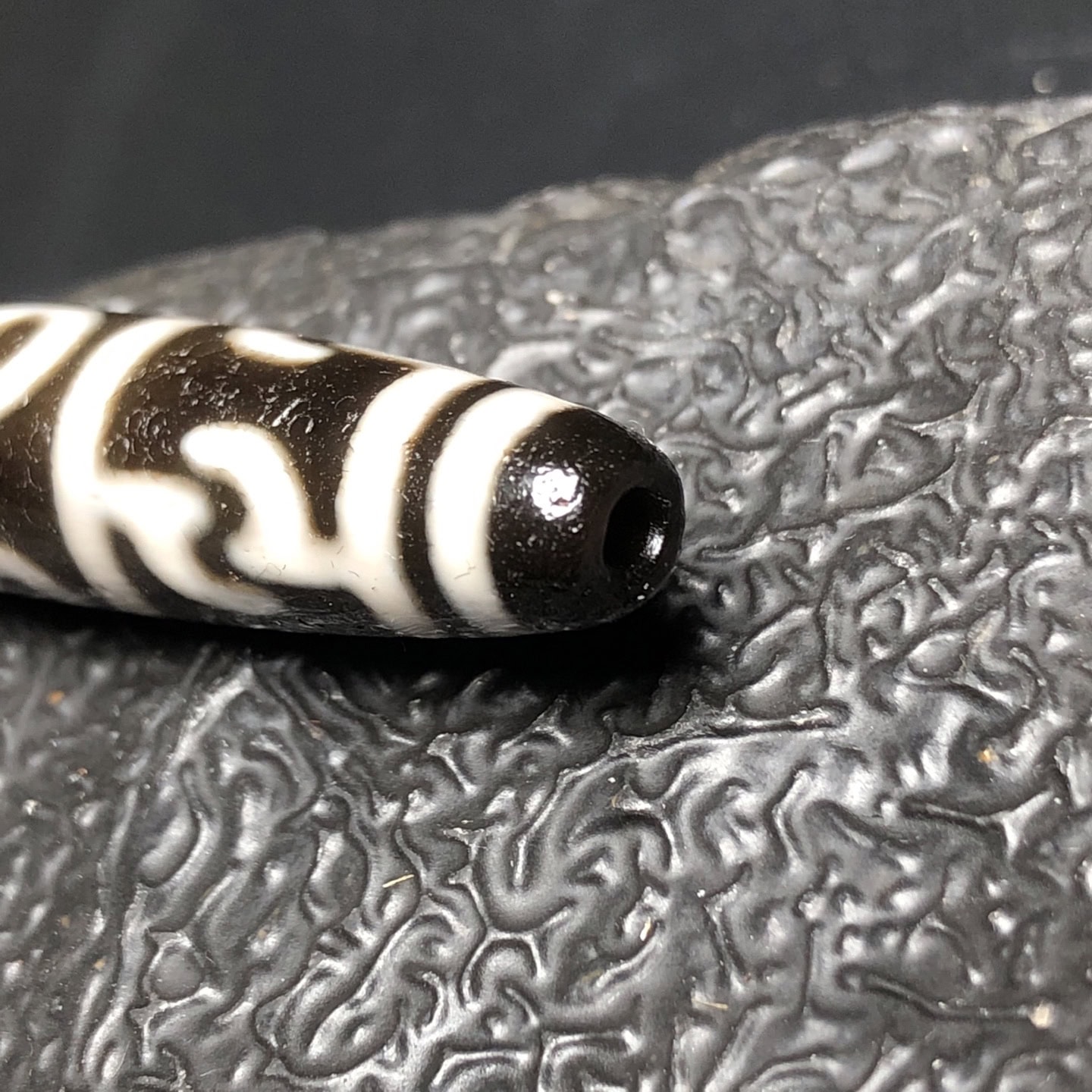 Chinese Natural Agate DZI Beads