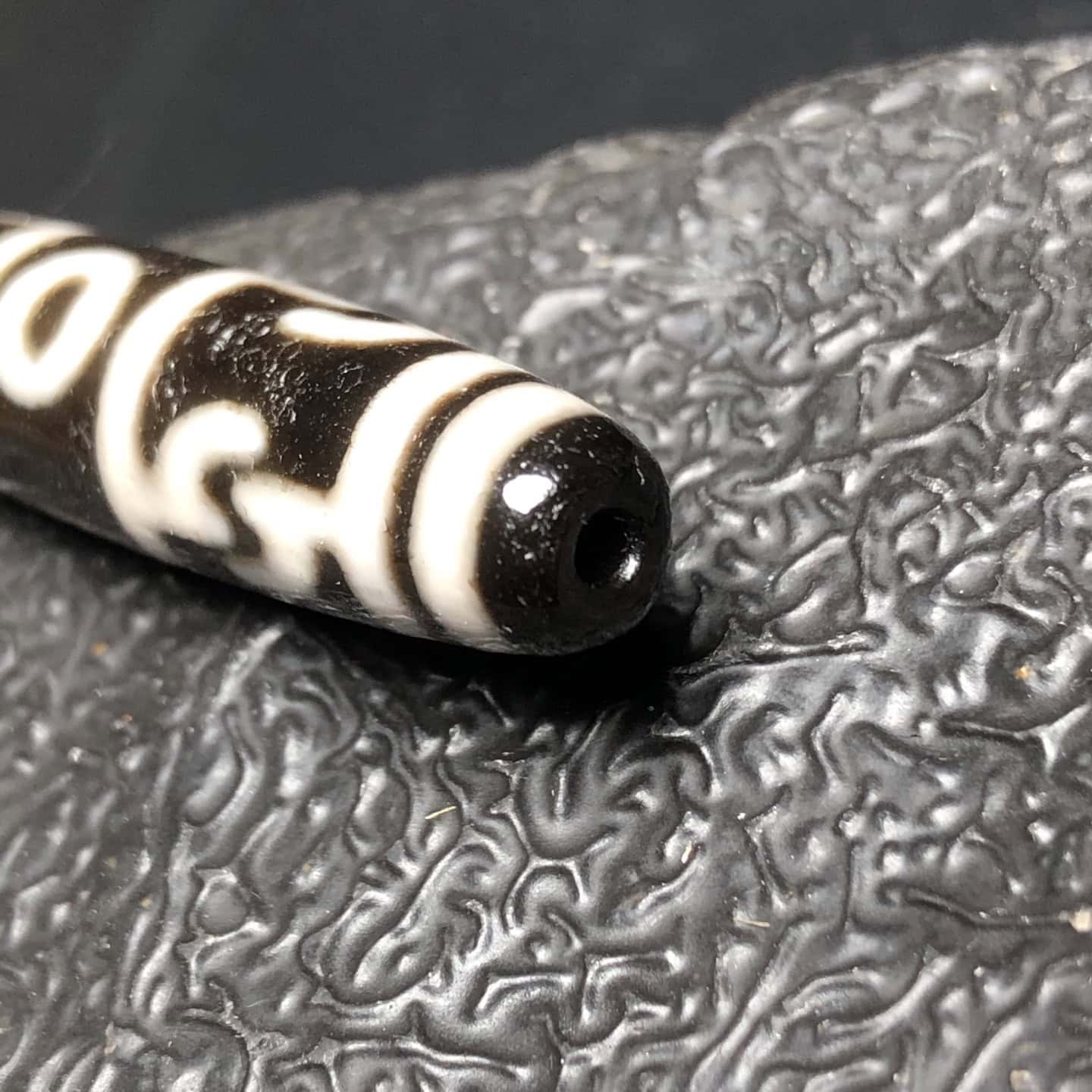 Chinese Natural Agate DZI Beads