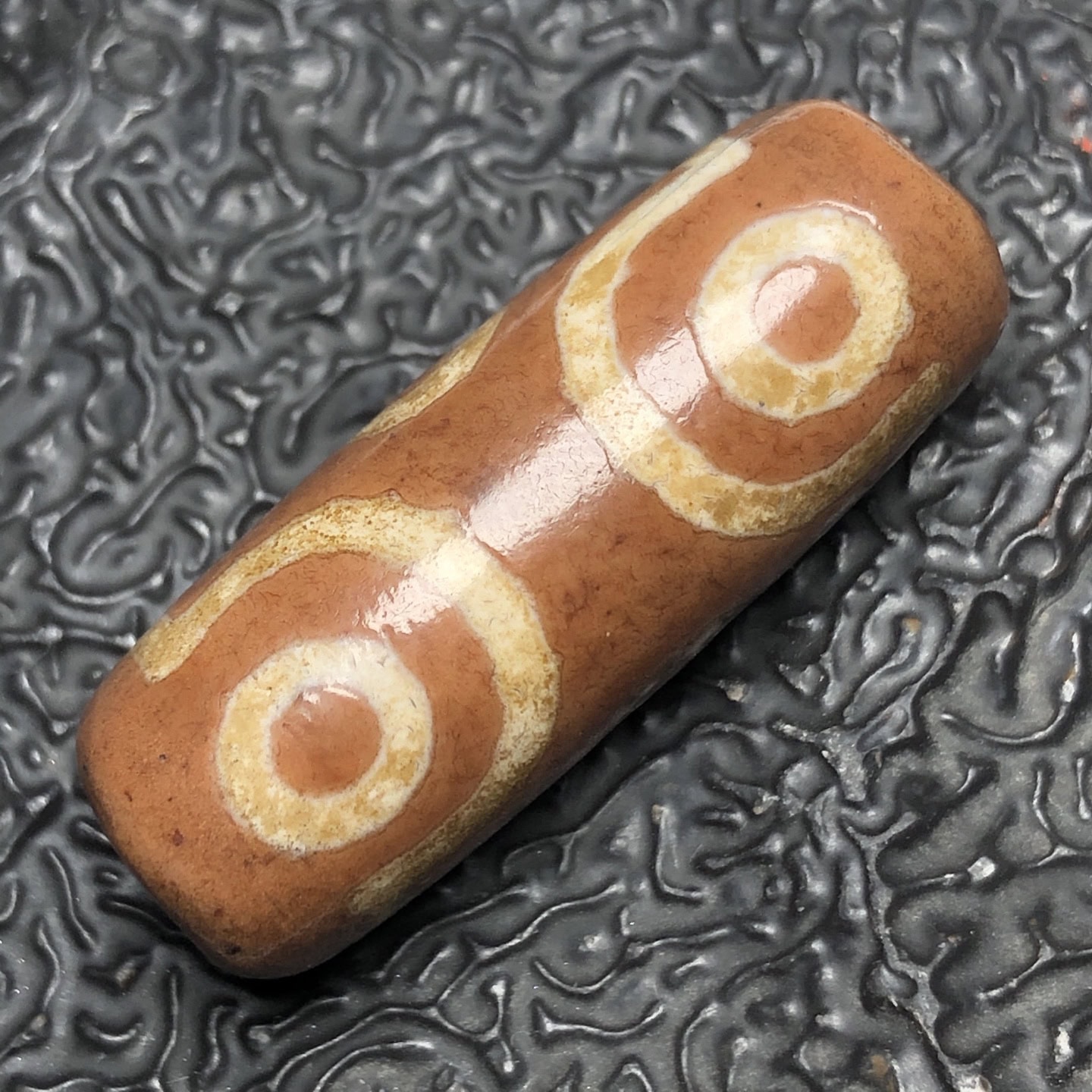 Chinese Natural Agate DZI Beads