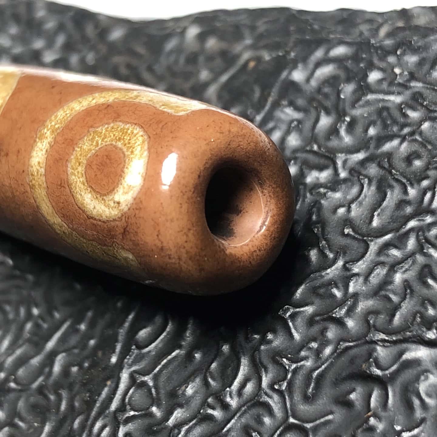 Chinese Natural Agate DZI Beads