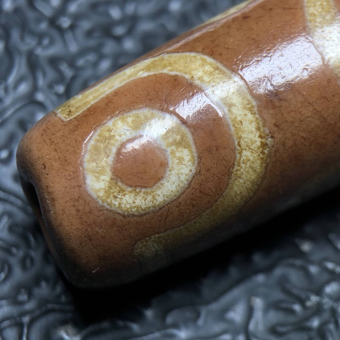 Chinese Natural Agate DZI Beads