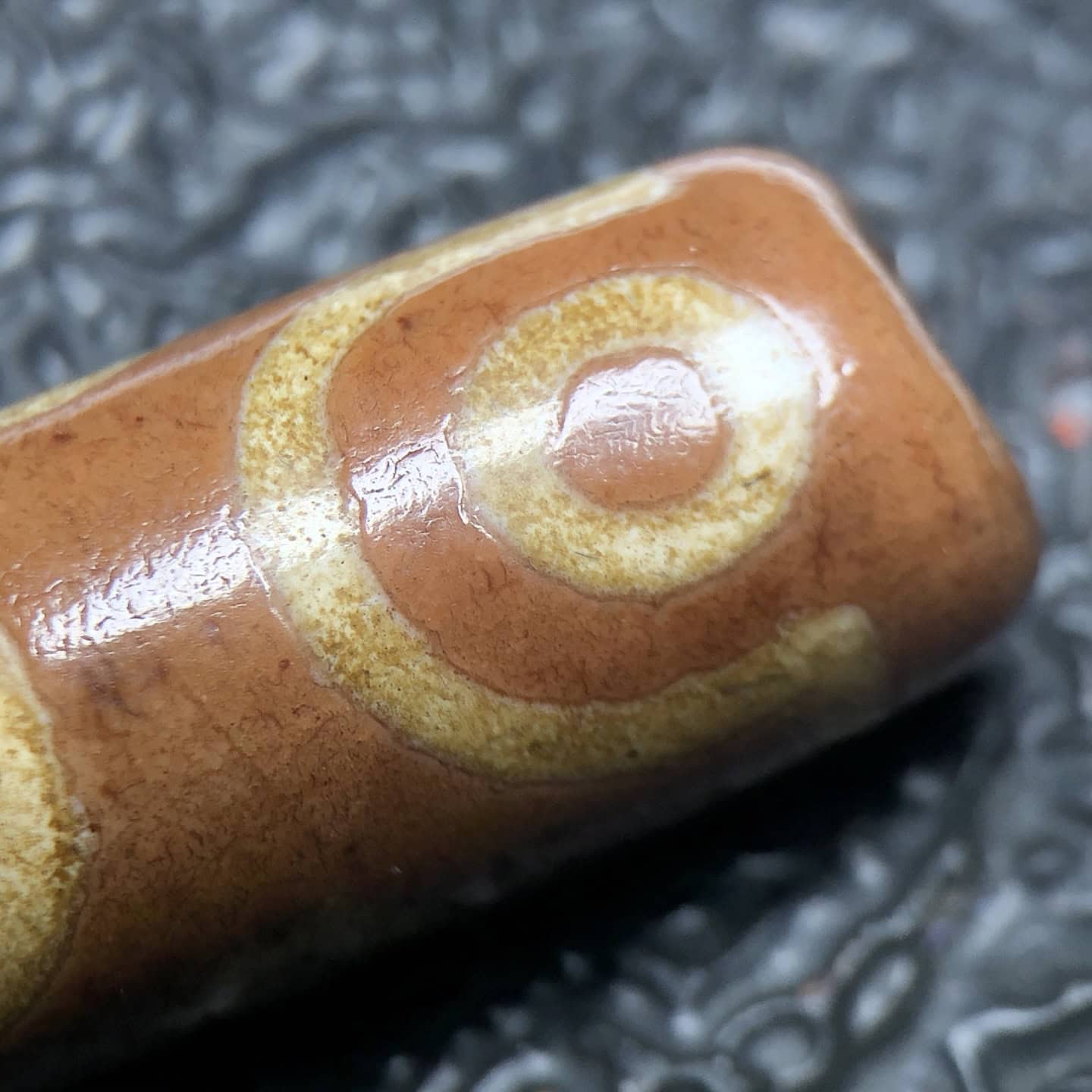 Chinese Natural Agate DZI Beads