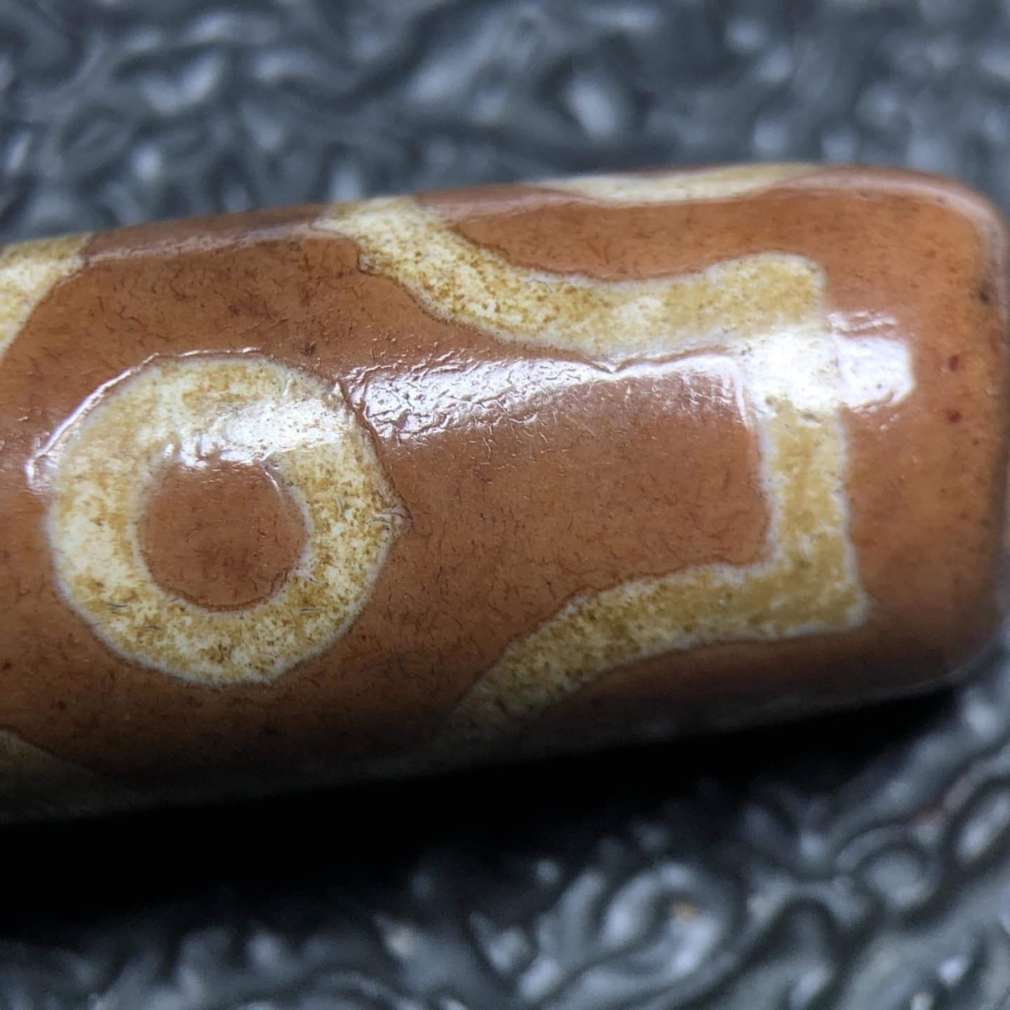 Chinese Natural Agate DZI Beads