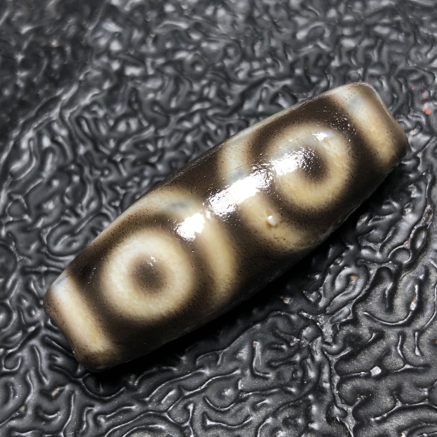 Chinese Natural Agate DZI Beads