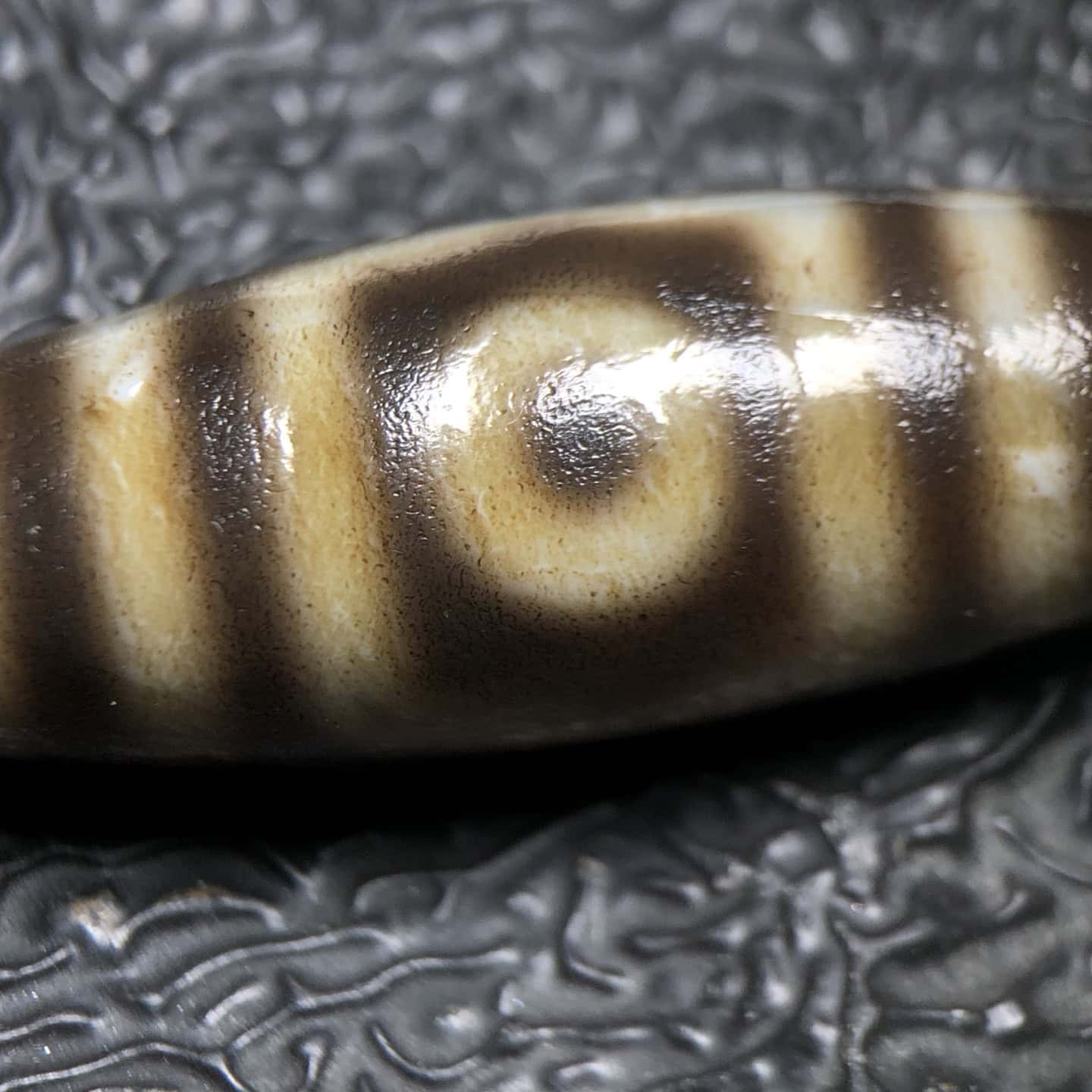 Chinese Natural Agate DZI Beads