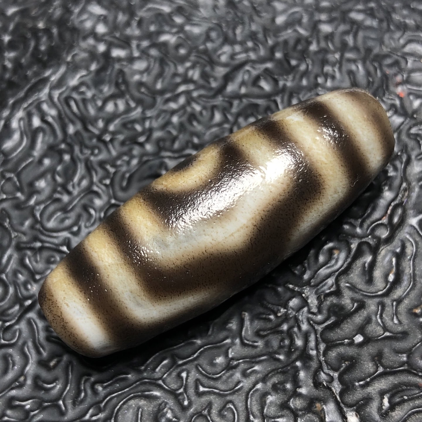 Chinese Natural Agate DZI Beads