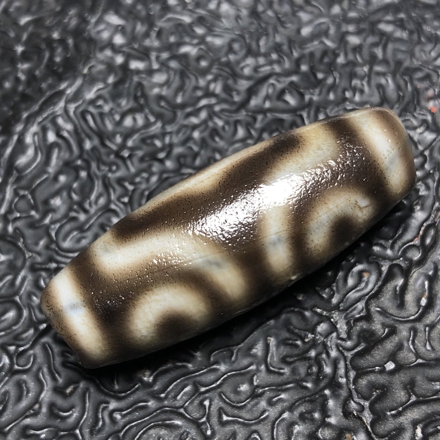 Chinese Natural Agate DZI Beads