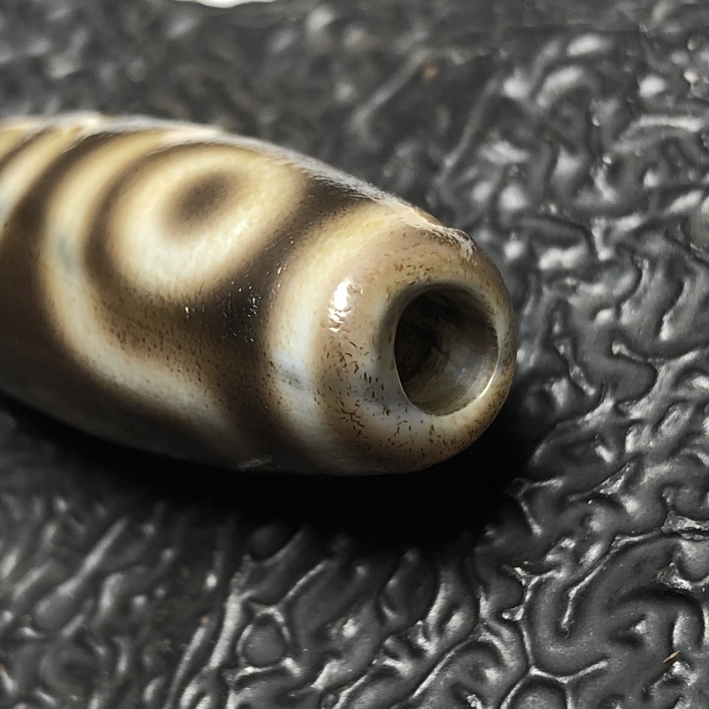 Chinese Natural Agate DZI Beads