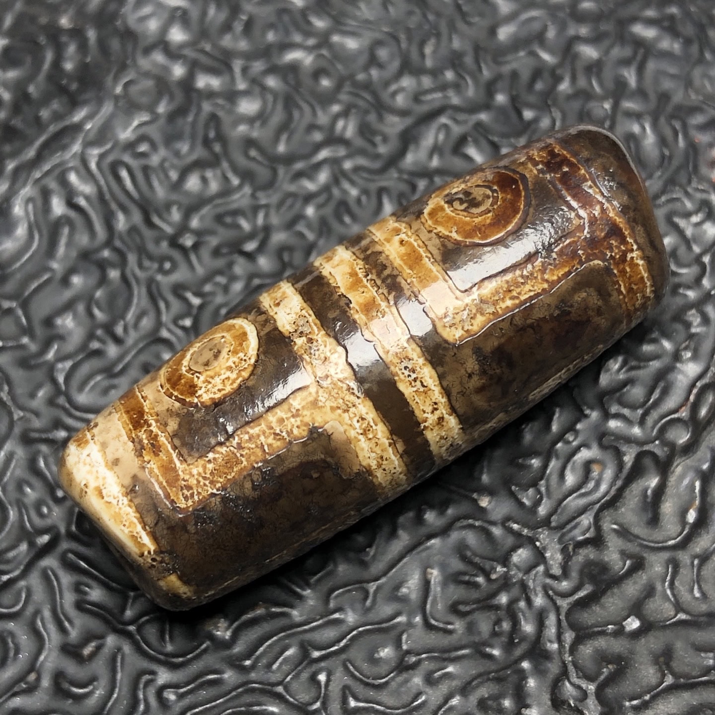 Chinese Natural Agate DZI Beads