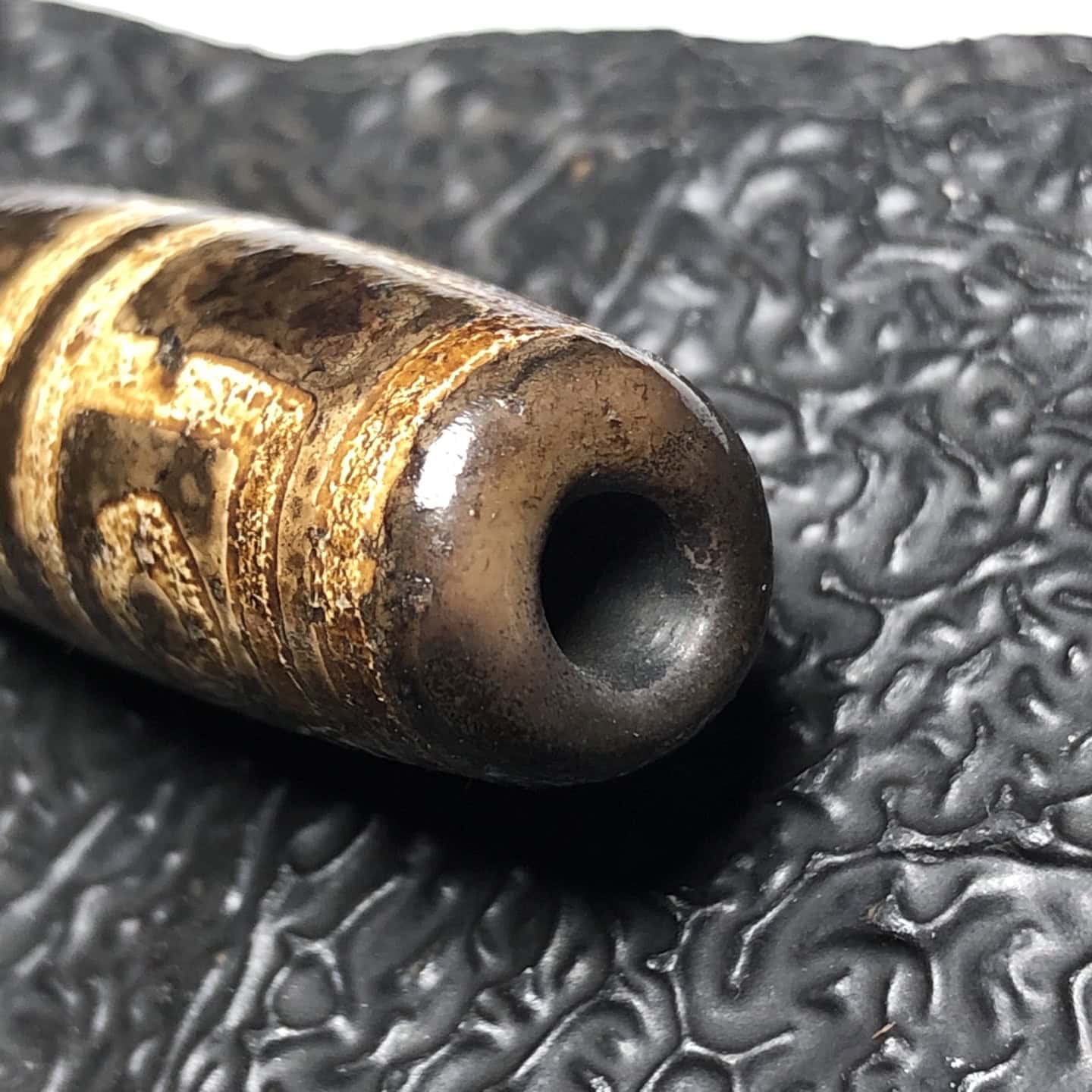 Chinese Natural Agate DZI Beads
