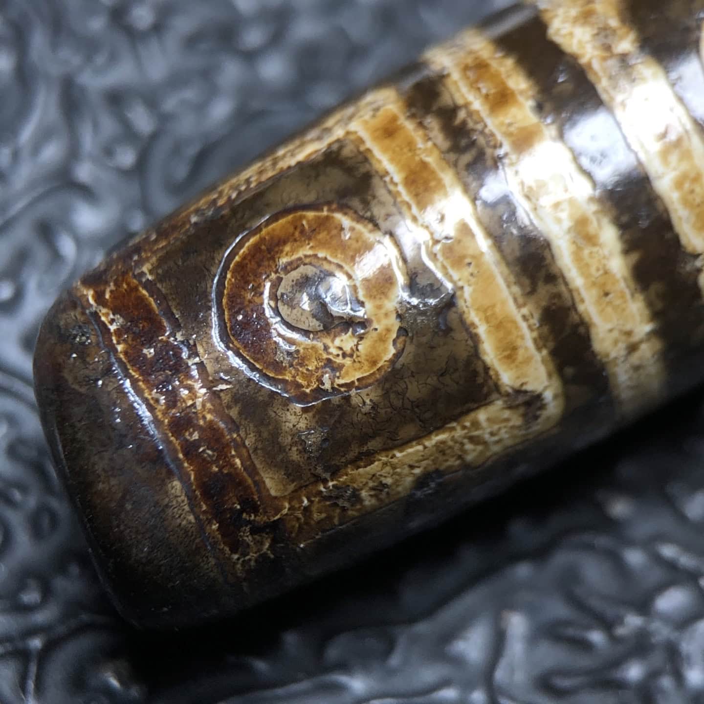 Chinese Natural Agate DZI Beads