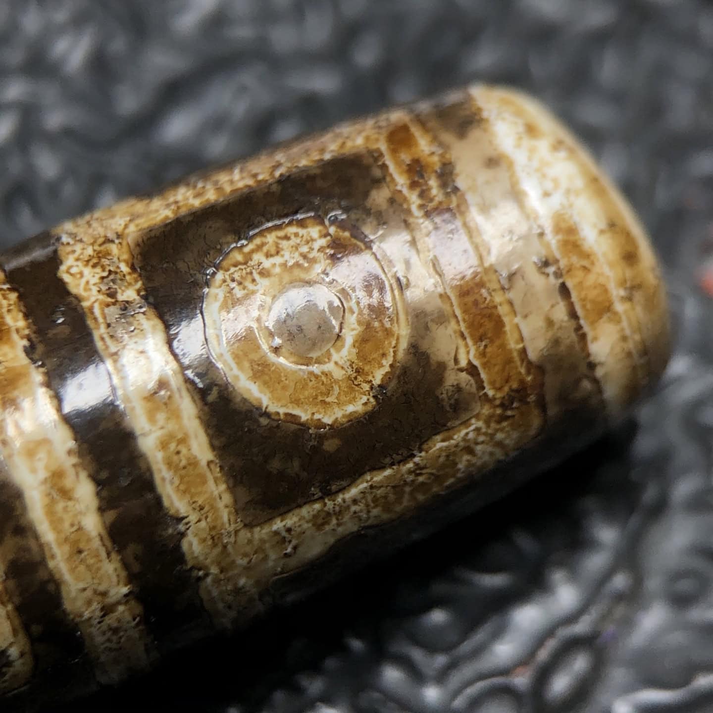 Chinese Natural Agate DZI Beads