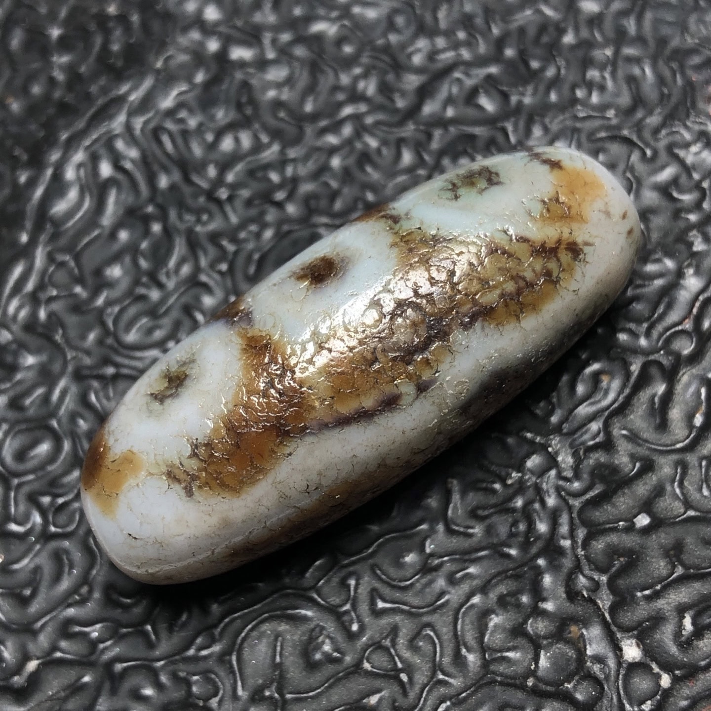 Chinese Natural Agate DZI Beads
