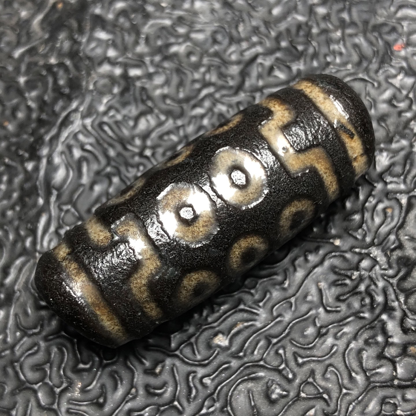 Chinese Natural Agate DZI Beads