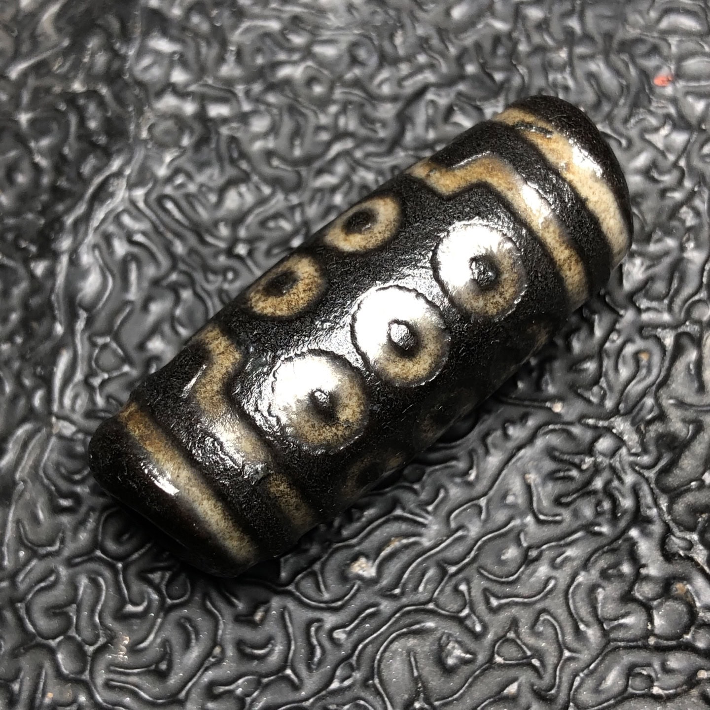 Chinese Natural Agate DZI Beads