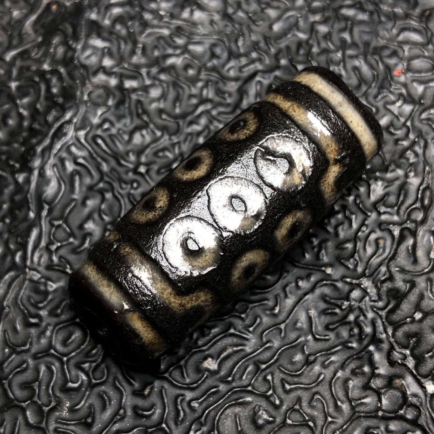 Chinese Natural Agate DZI Beads