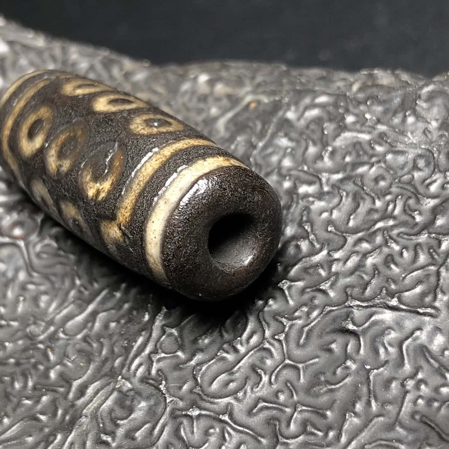 Chinese Natural Agate DZI Beads